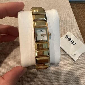 Vintage Swarovski Gold-Tone Women's Watch